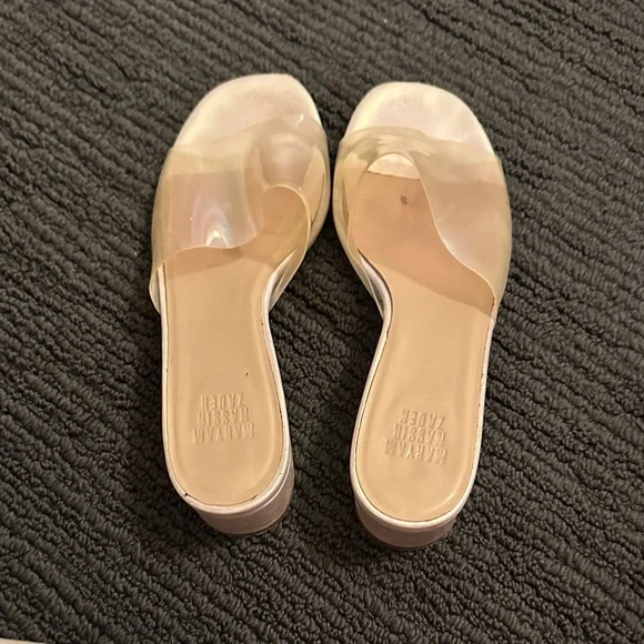 Maryam Nassir Zadeh Transparent and Iridescent Block Heeled Mules - Picture 4 of 5